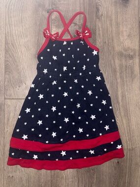 Gymboree Navy and Red Star Print Sundress